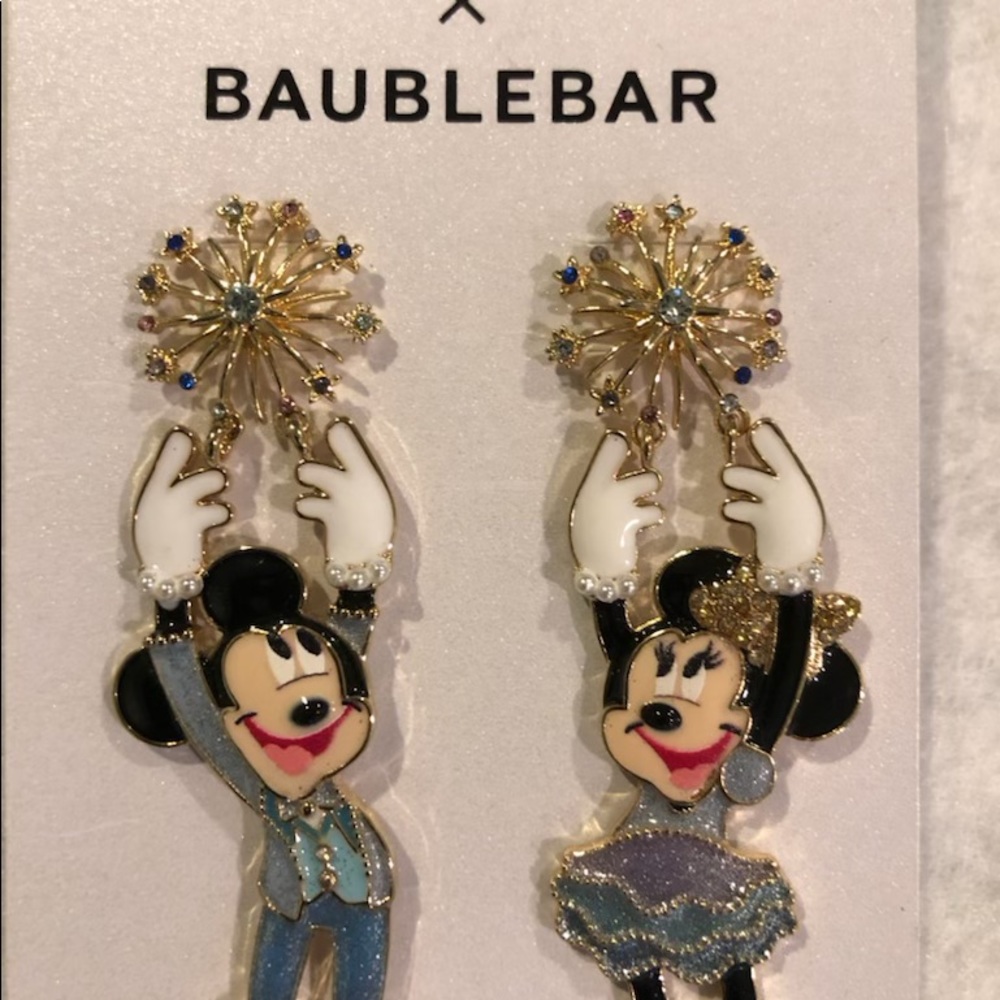 Disney x Baublebar 50th Mickey and Minnie Earrings
